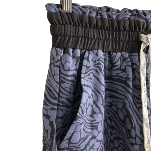 Calme By Johnny Was High Rise Updated Jogger Blue Size XS - Picture 5 of 9